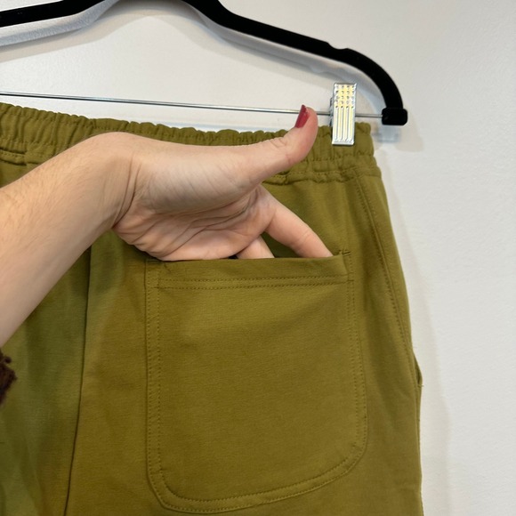 Free People Movment Womens Sweatpants Small Olive Green Joggers Field Goal - Picture 8 of 11